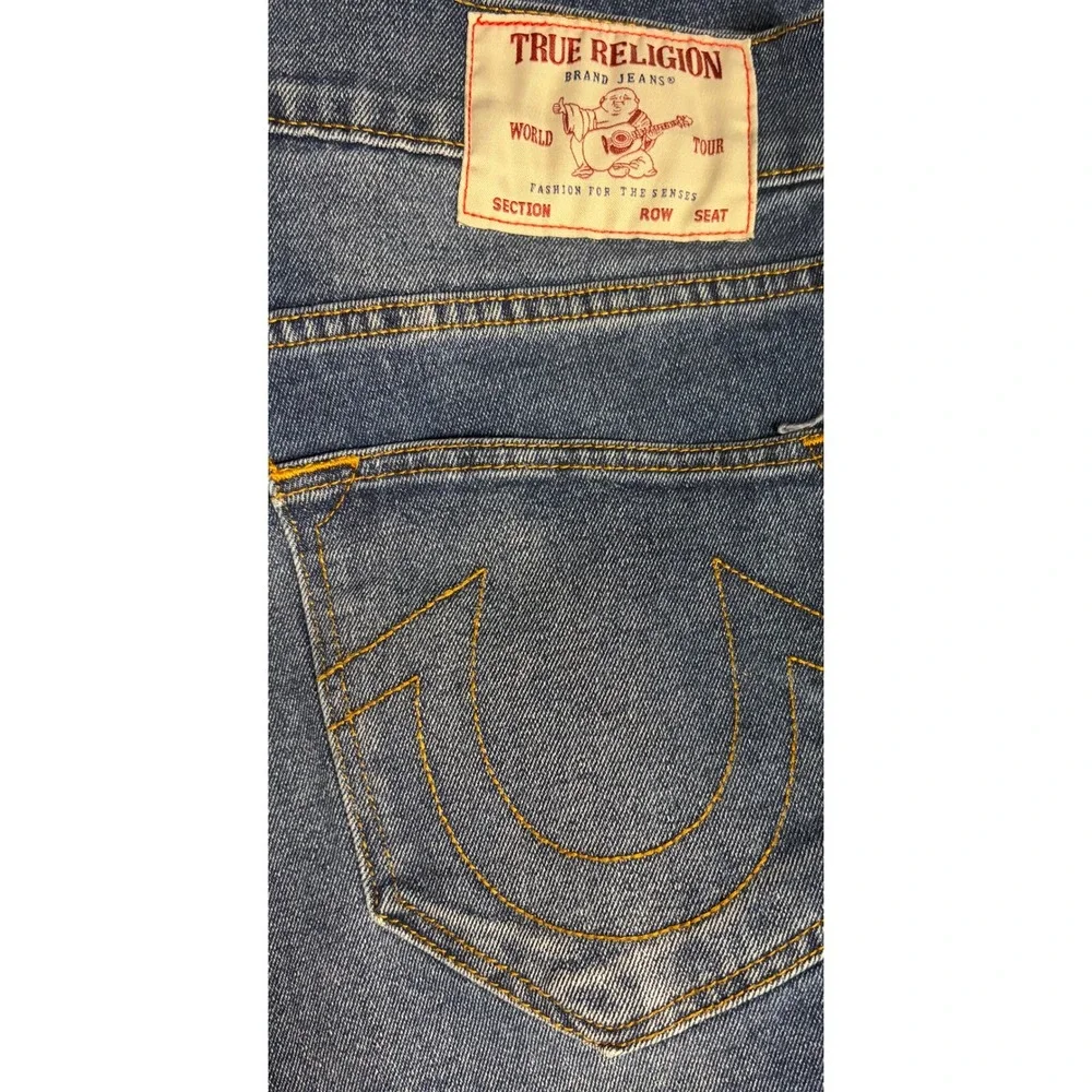True Religion Geno Relaxed Slim‎ Mens Dark Wash Denim Jeans Size 31